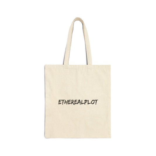 Etherealplot Cotton Canvas Tote Bag - Natural - EtherealPlot Official Store
