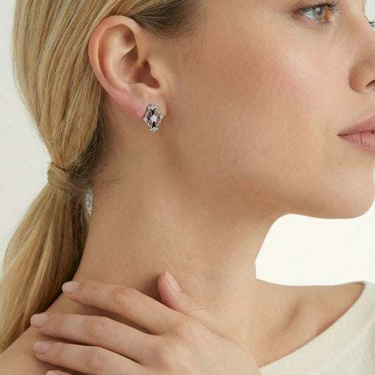 Celestial Cross Studs.