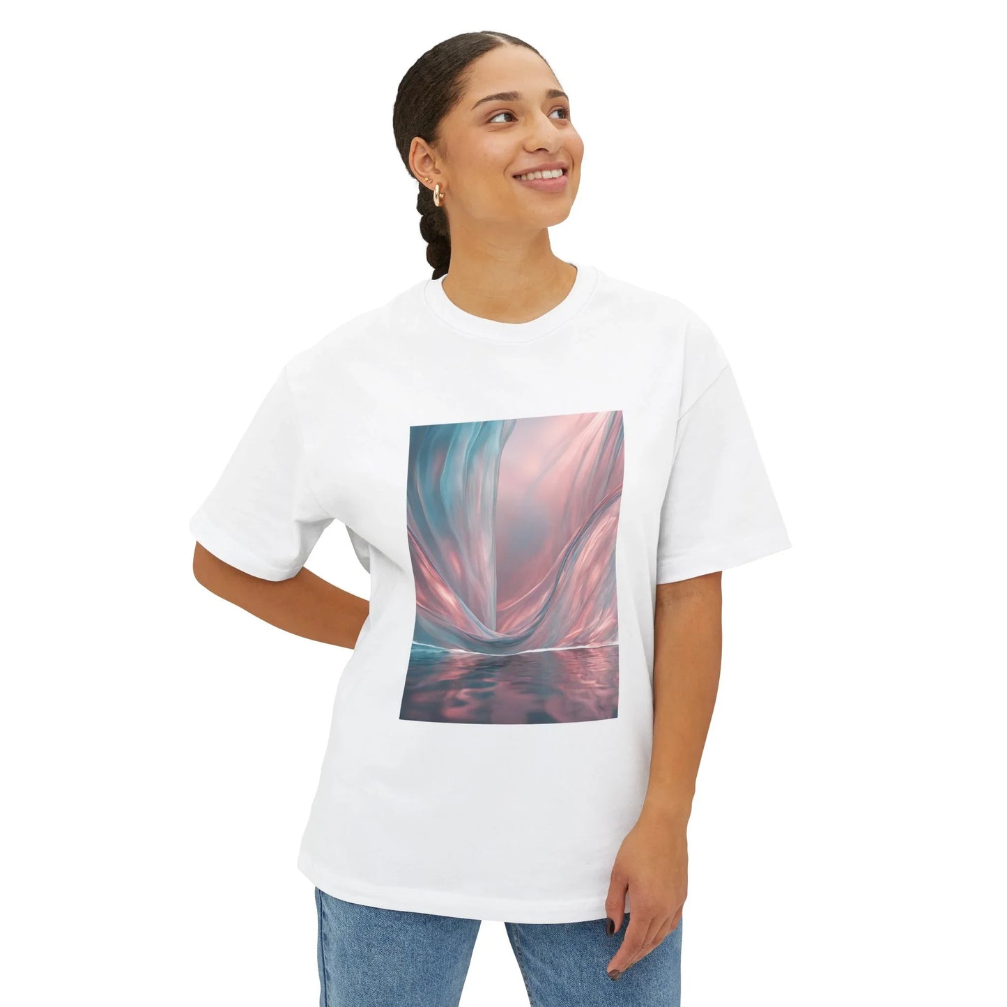 Unisex Oversized Boxy Tee - The Language of Gossamer - EtherealPlot Official Store