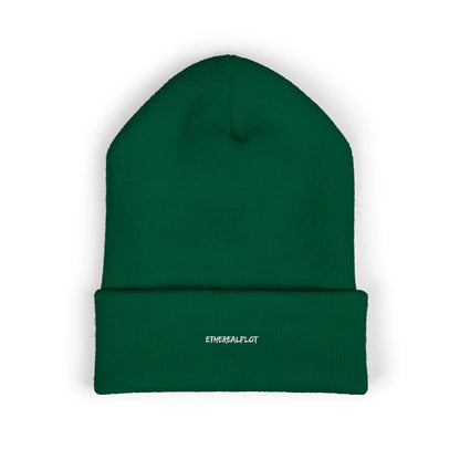 embroidered cuffed beanie - EtherealPlot