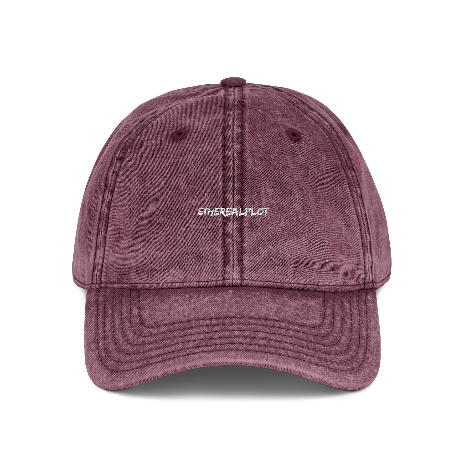 vintage washed embroidered cap - EtherealPlot