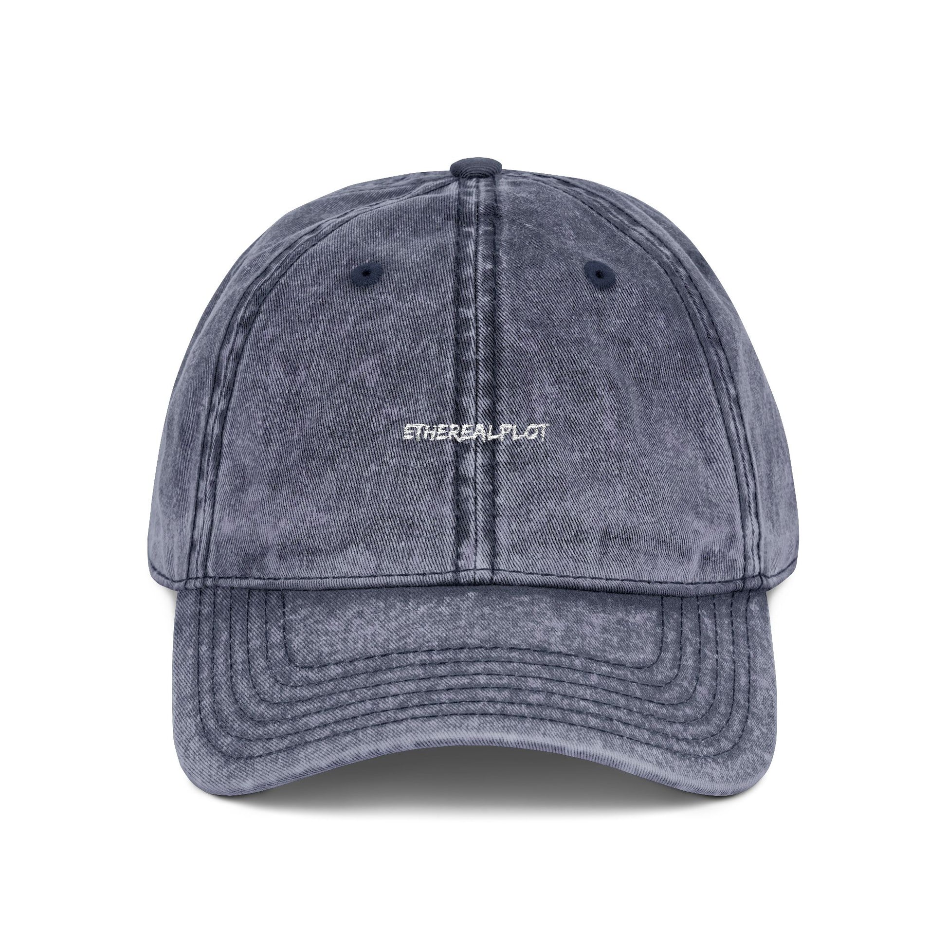 vintage washed embroidered cap - EtherealPlot