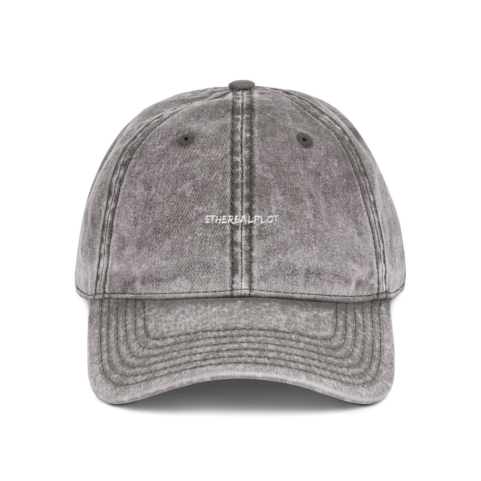 vintage washed embroidered cap - EtherealPlot