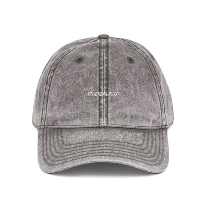 vintage washed embroidered cap - EtherealPlot