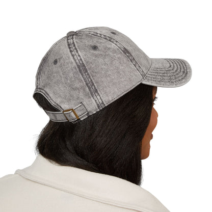 vintage washed embroidered cap - EtherealPlot