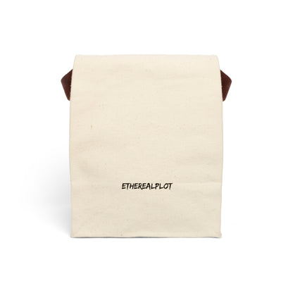 canvas lunch bag with strap - EtherealPlot
