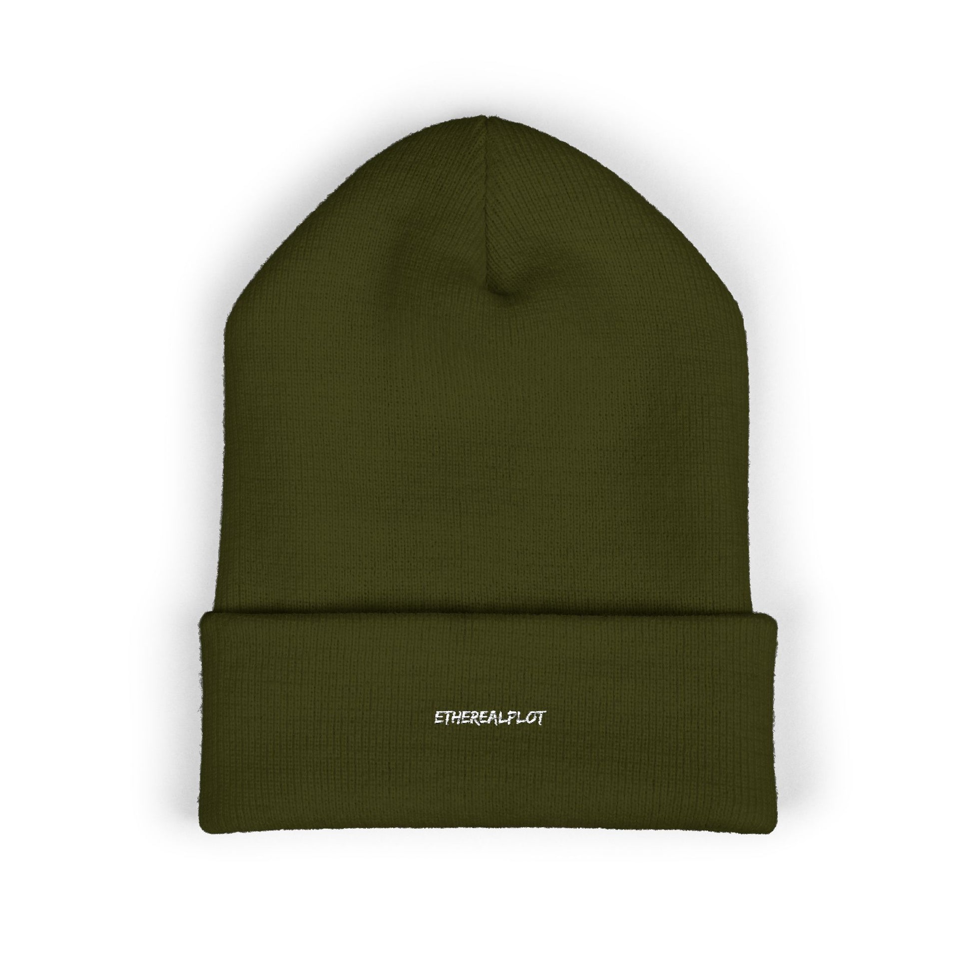 embroidered cuffed beanie - EtherealPlot