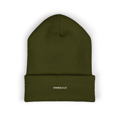 embroidered cuffed beanie - EtherealPlot