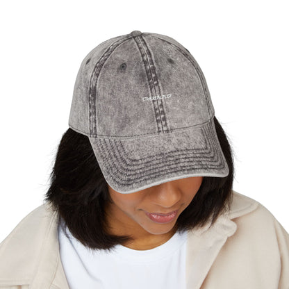 vintage washed embroidered cap - EtherealPlot