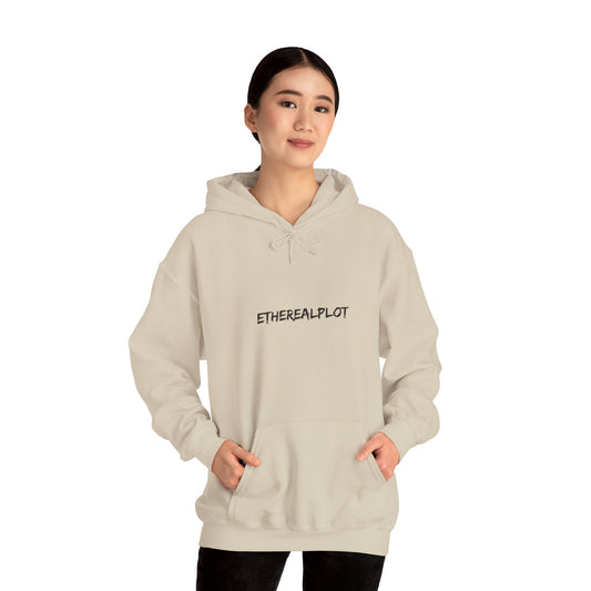 minimalist hooded sweatshirt unisex soft fleece — EtherealPlot
