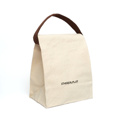 canvas lunch bag with strap - EtherealPlot