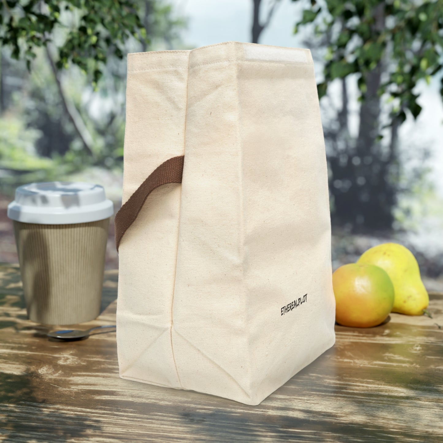 Canvas Lunch Bag With Strap - EtherealPlot Official Store