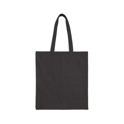 black cotton canvas tote bag - EtherealPlot