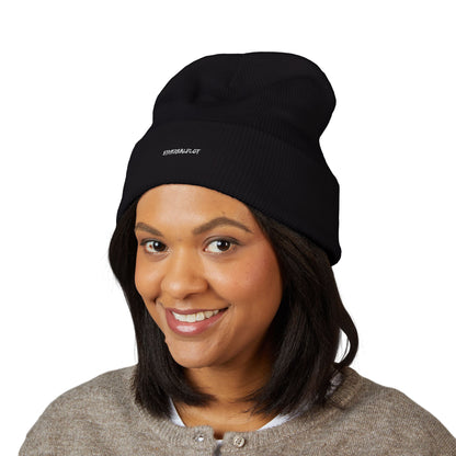 embroidered cuffed beanie - EtherealPlot